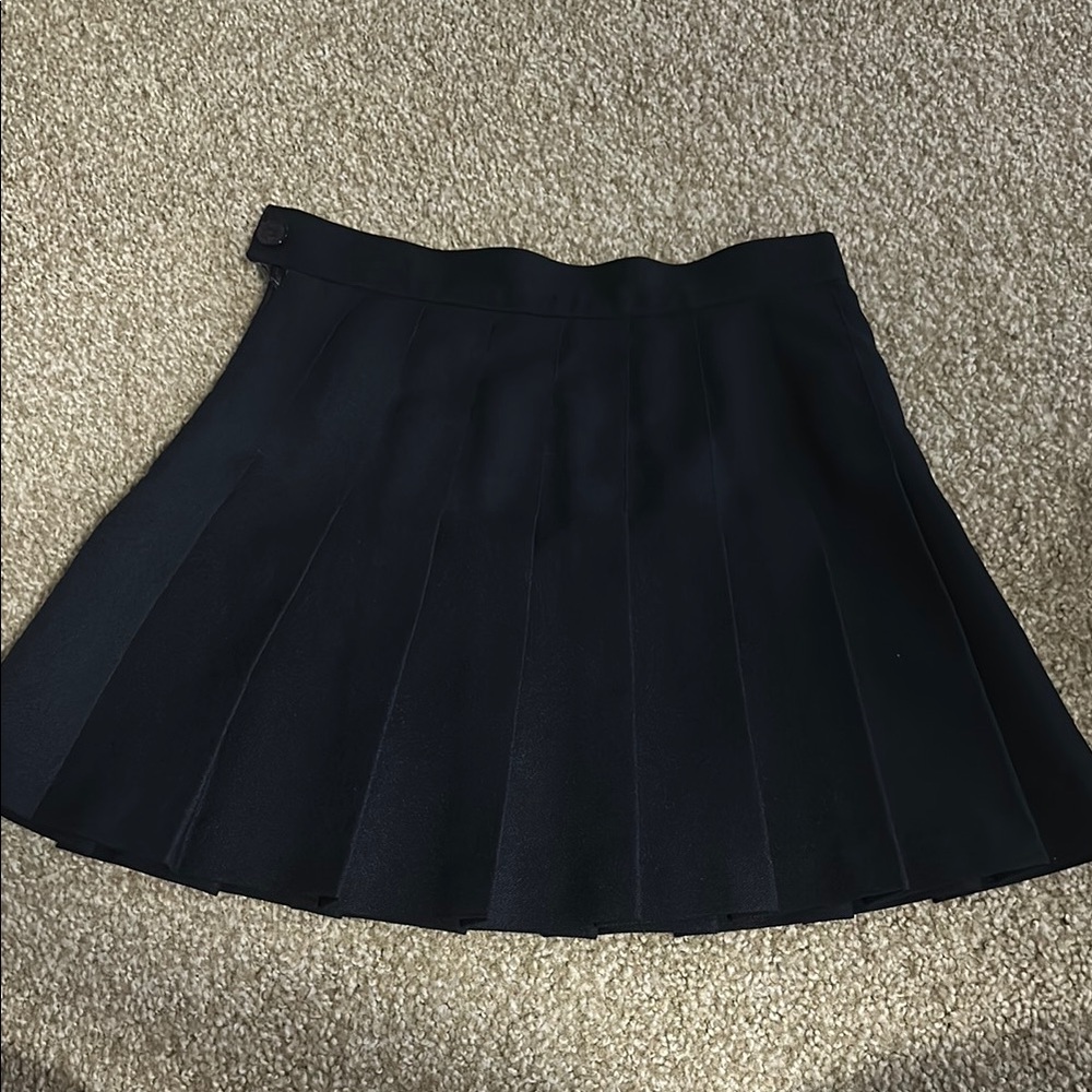 American Apparel Navy Tennis Skirt XS